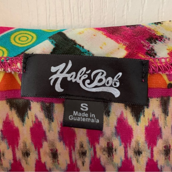 Hale bob western print tie front pocket top - Picture 6 of 6